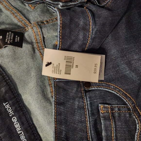 NWT Lane Bryant Girlfriend Fit Jean Shorts - 18W - Picture 5 of 5